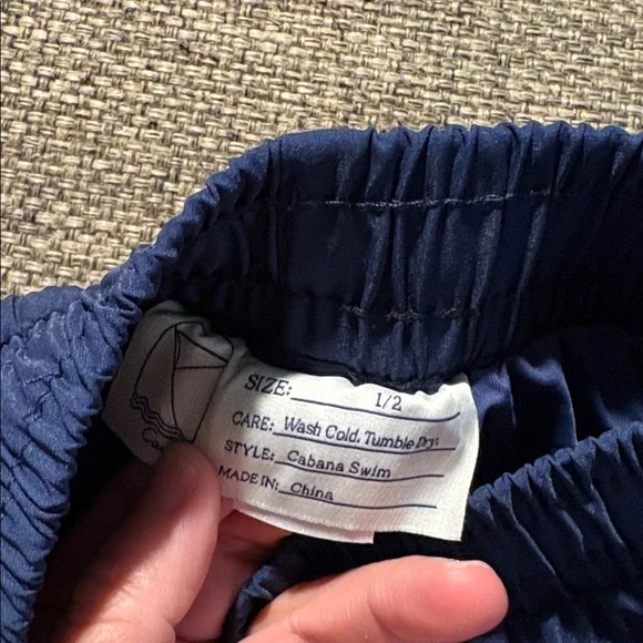 Cadets Cabana Swim Shorts in Navy SZ 1/2 NWOT - Picture 3 of 3